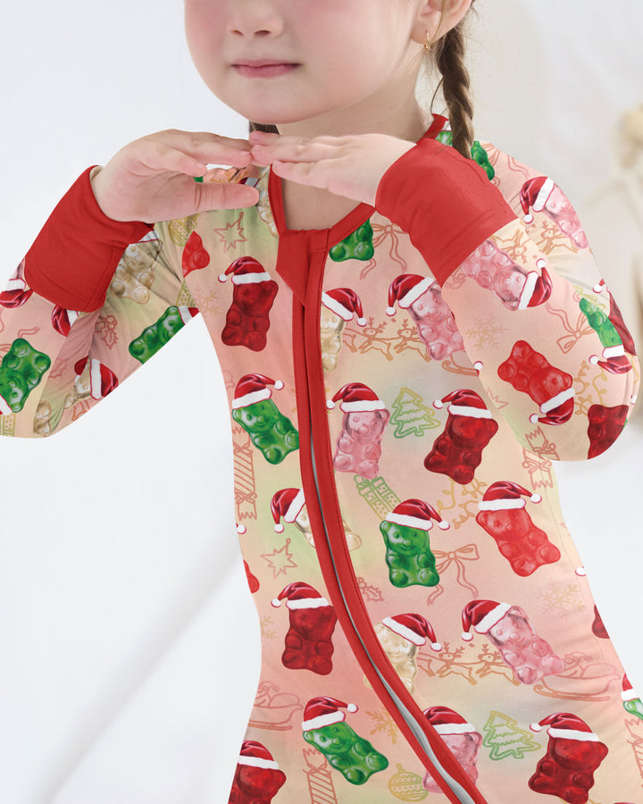 Gummy Bear Santa Christmas Bamboo Convertible Zippy