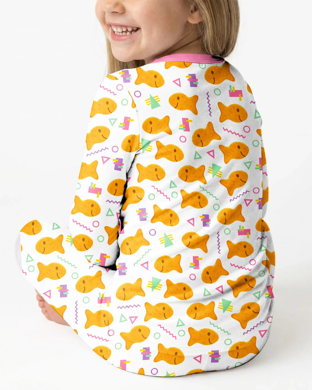 Template Bamboo Two Piece Long Sleeve Pyjamas Set