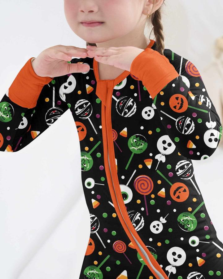 Halloween Lolipop I'm Just Here For The Candy Bamboo Convertible Zippy