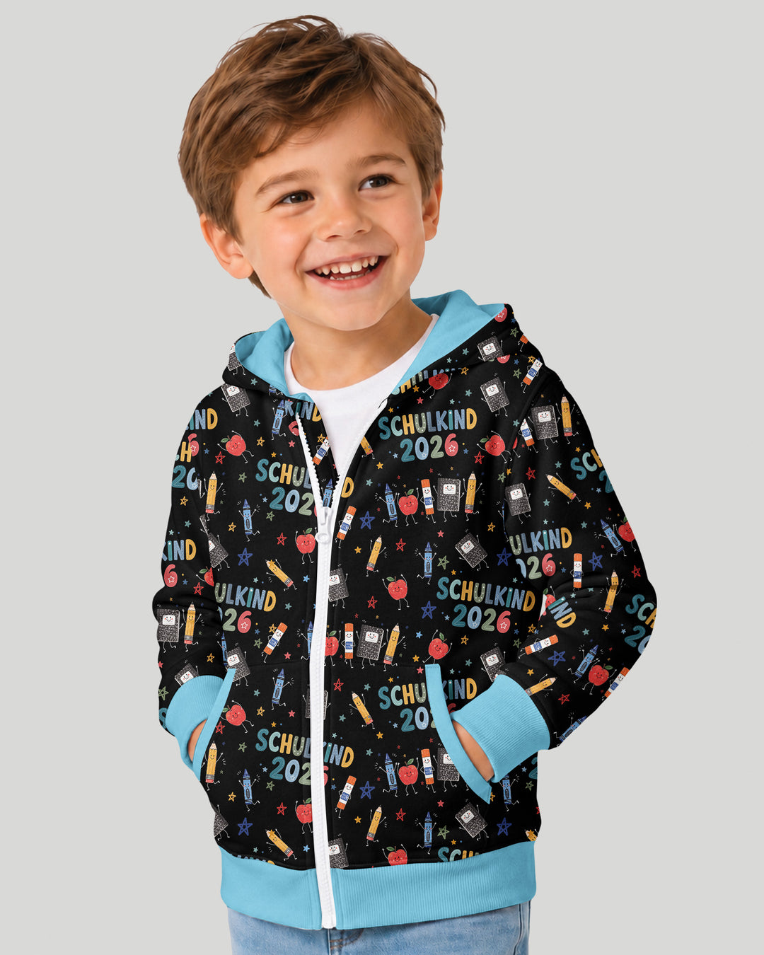 First Day Fun 2026 Bamboo Zip Hoodie