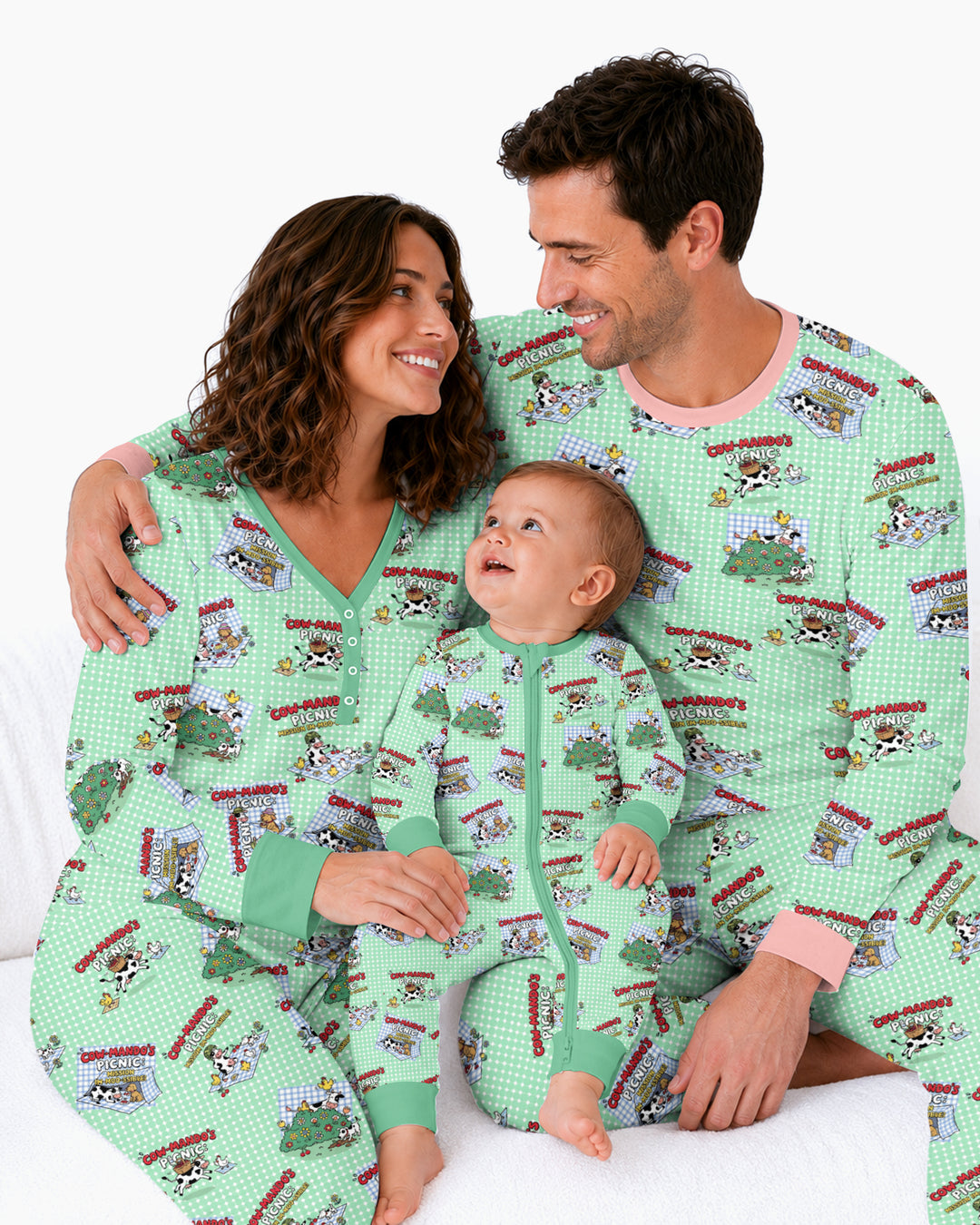 Mission Im-moo-sible Bamboo Women Pajama Set