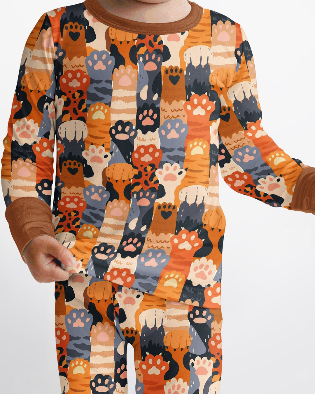 Curious Paws Bamboo Two Piece Long Sleeve Pajama Set
