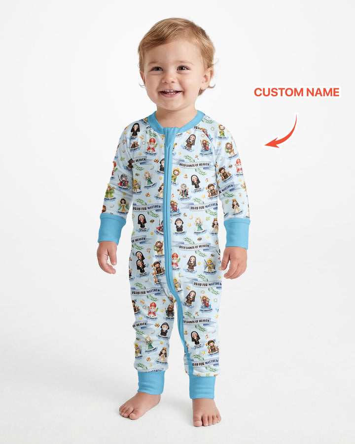 Holy Saints of Heaven Custom Name Bamboo Convertible Zippy