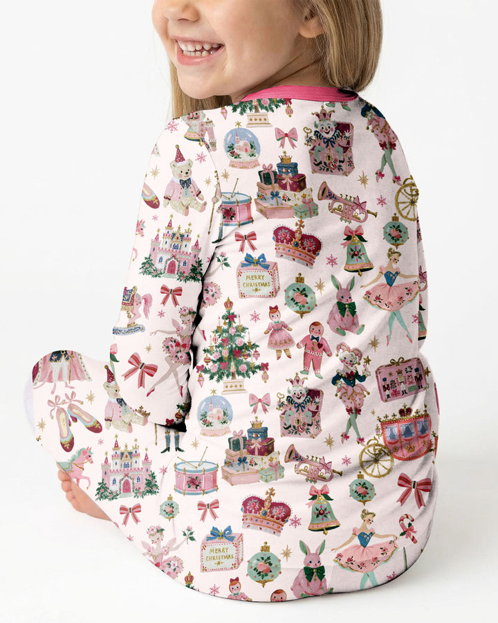 Nutcracker Christmas Bamboo Two Piece Long Sleeve Pajama Set