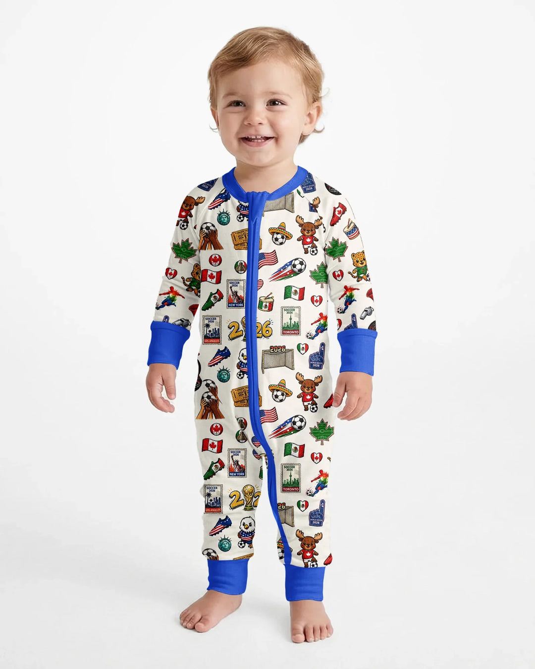 Soccer Cup 2026 Family Matching Bamboo Convertible Zippy