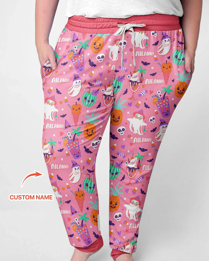 Summerween Doodles Bamboo Women Pajama Set