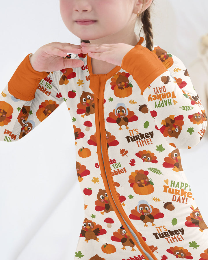 Happy Turkey Day Bamboo Convertible Zippy