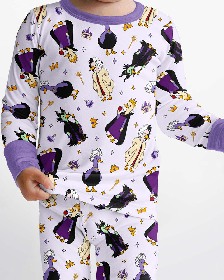 Evil Goose Bamboo Two Piece Long Sleeve Pajama Set