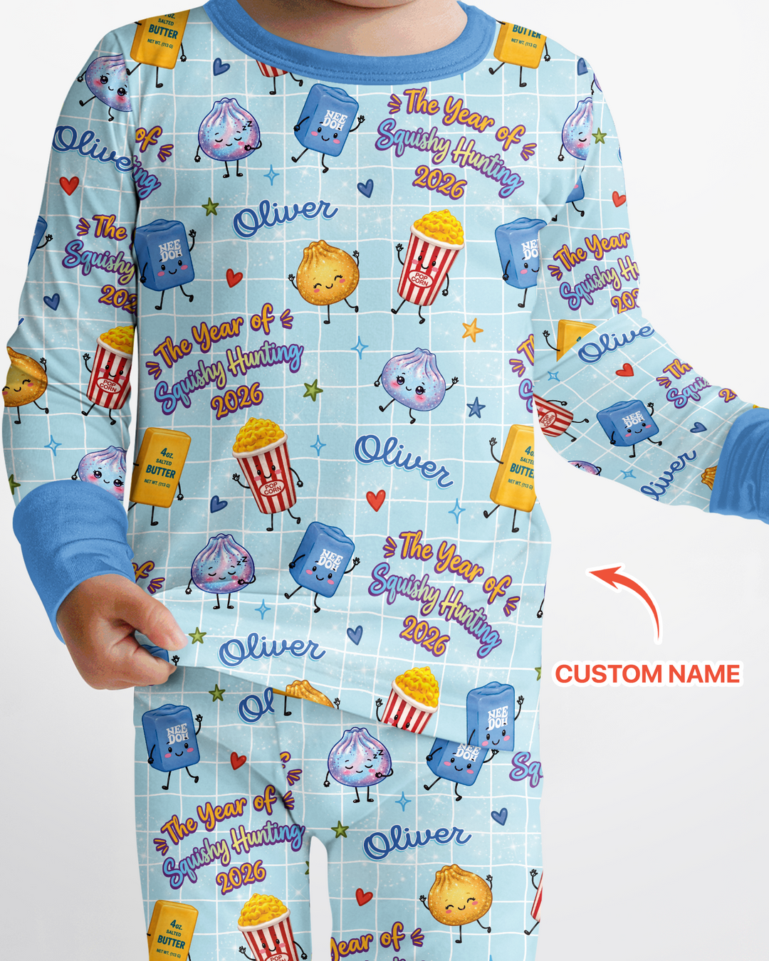 The Year of Squishy Hunting Bamboo Two Piece Long Sleeve Pajama Set