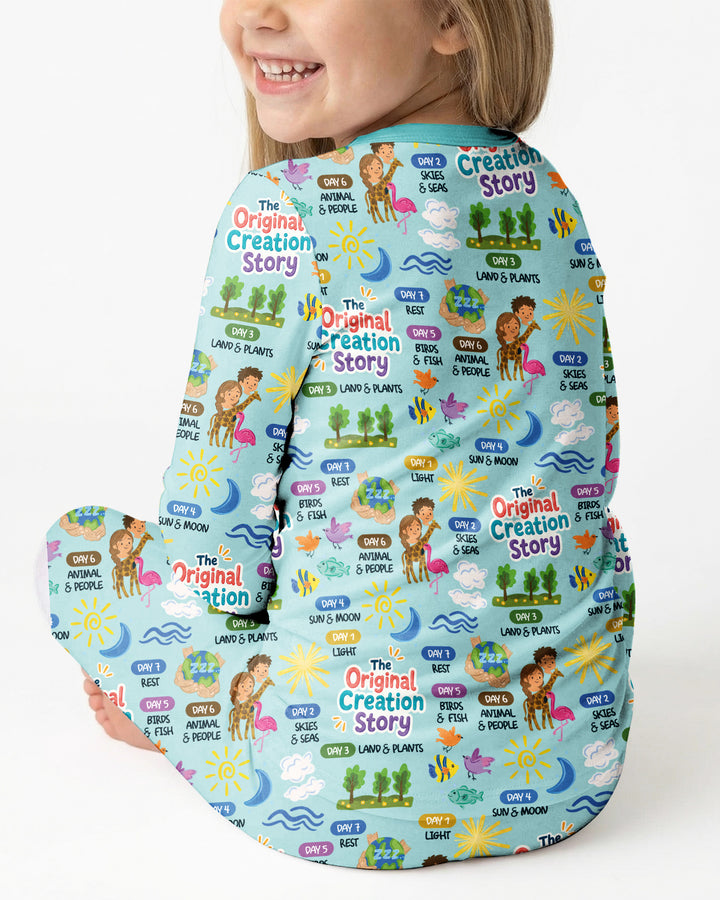 Template Bamboo Two Piece Long Sleeve Pyjamas Set