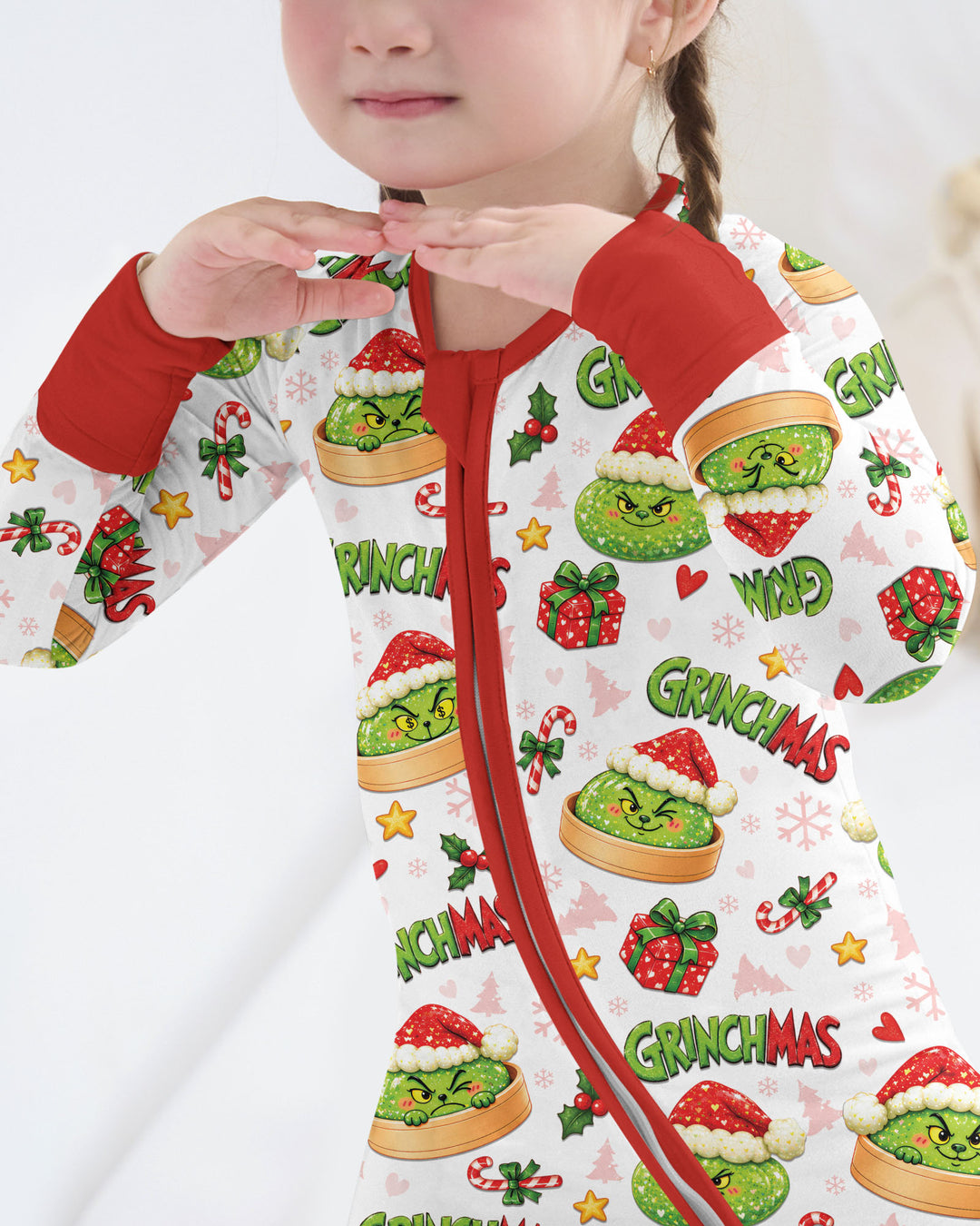 Grinchmas Dumpling Bamboo Convertible Zippy
