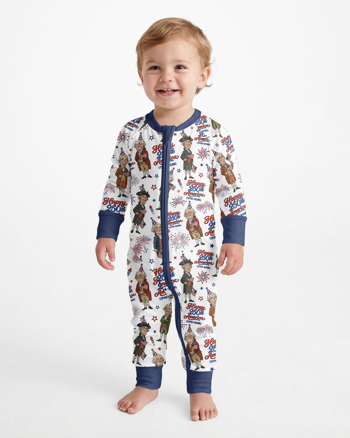 Party Like It's 1776 Family Matching Bamboo Convertible Zippy