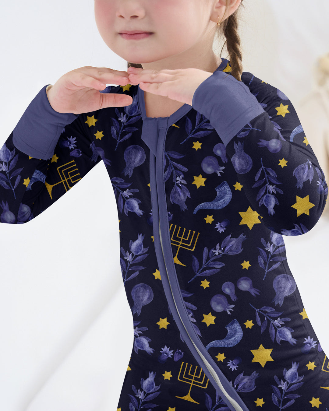 Rosh Hashanah Night Family Matching Bamboo Convertible Zippy