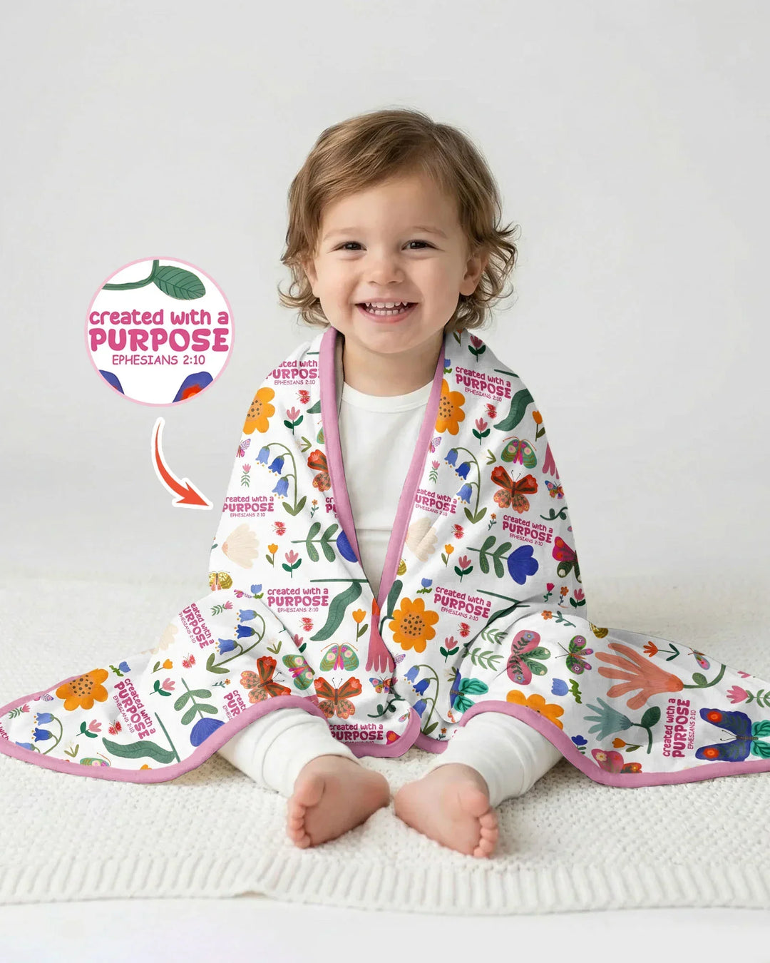 Created With A Purpose Custom Bamboo Blanket