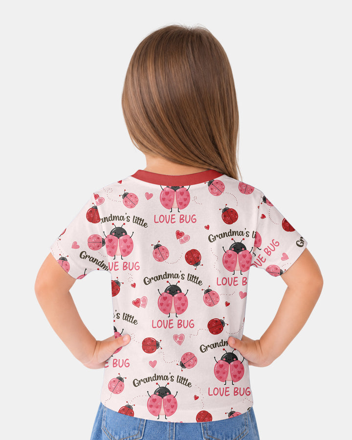 Grandma's Little Love Bug Bamboo Crewneck T-Shirt