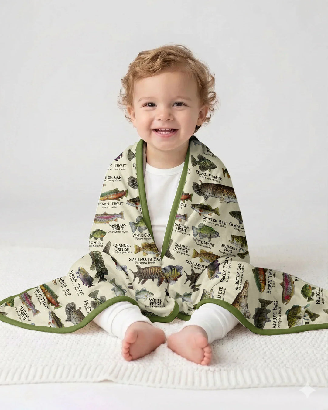 Fish Of America Bamboo Blanket