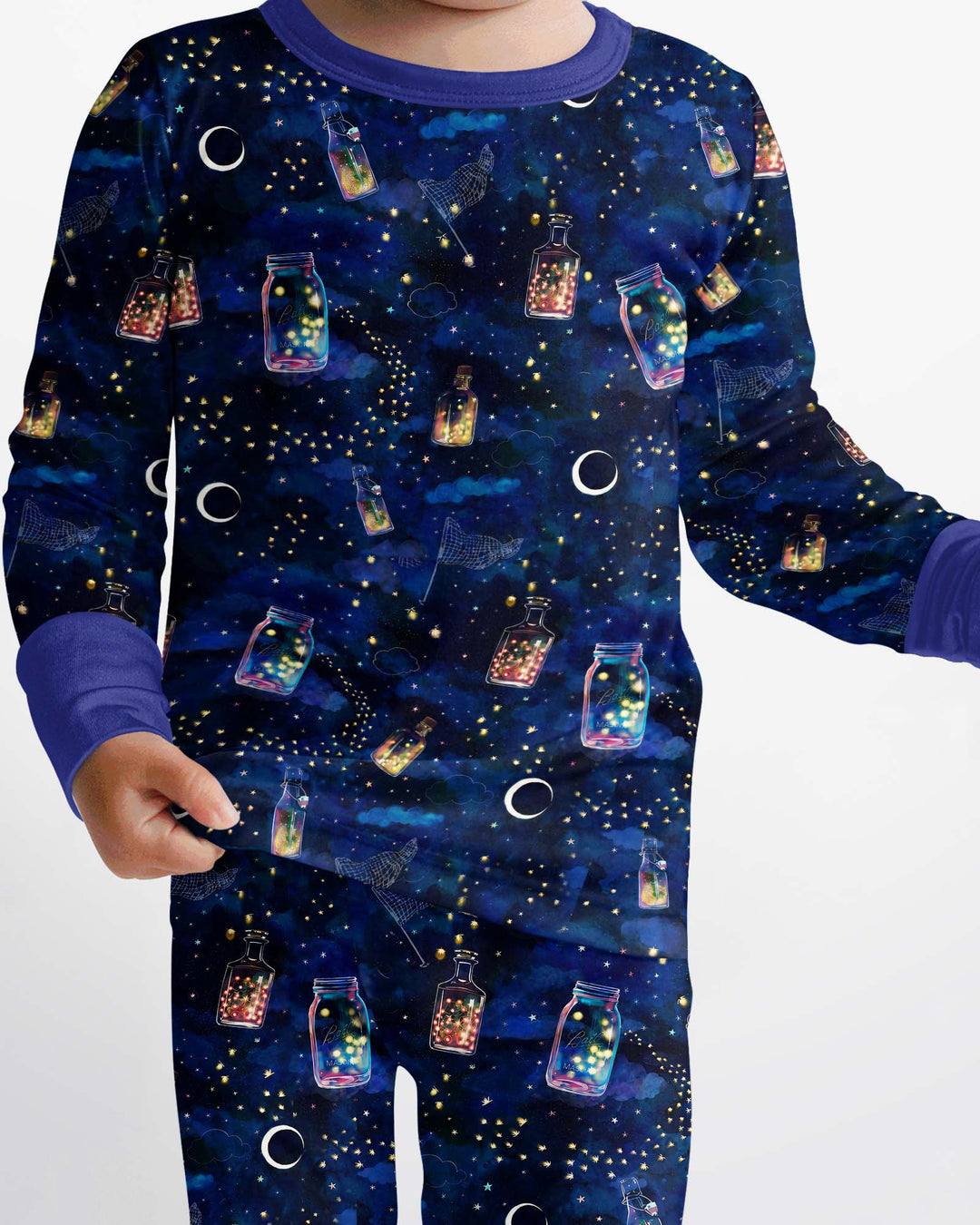 Template Bamboo Two Piece Long Sleeve Pyjamas Set