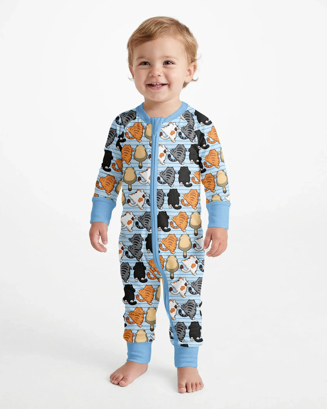 Funny Cat Butts Club Family Matching Bamboo Convertible Zippy