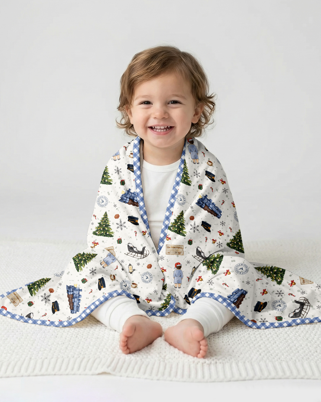 North Pole Adventure Bamboo Blanket