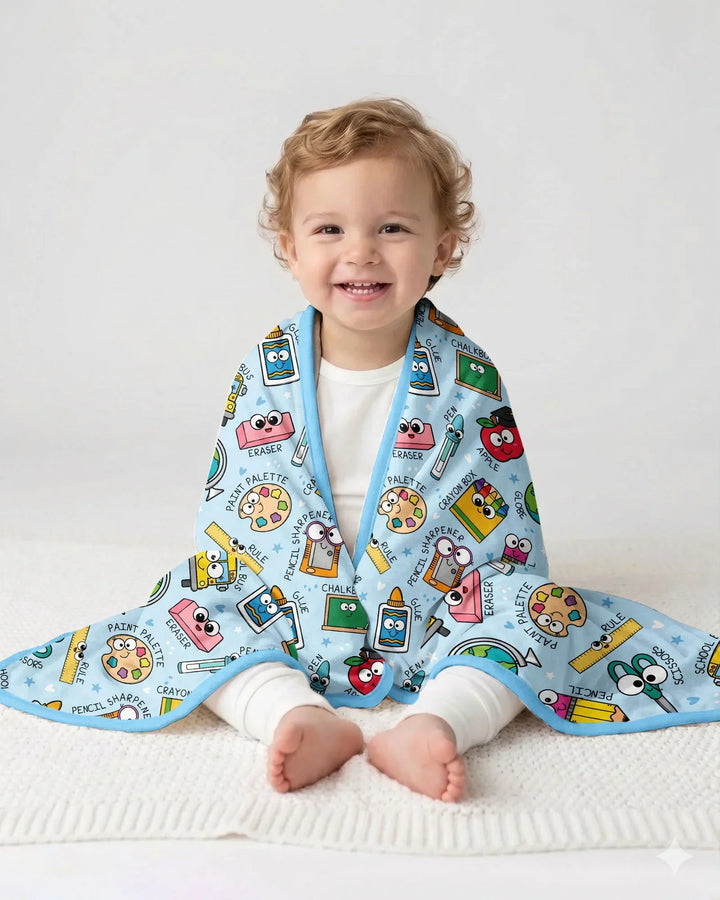 Happy School Pals Bamboo Blanket
