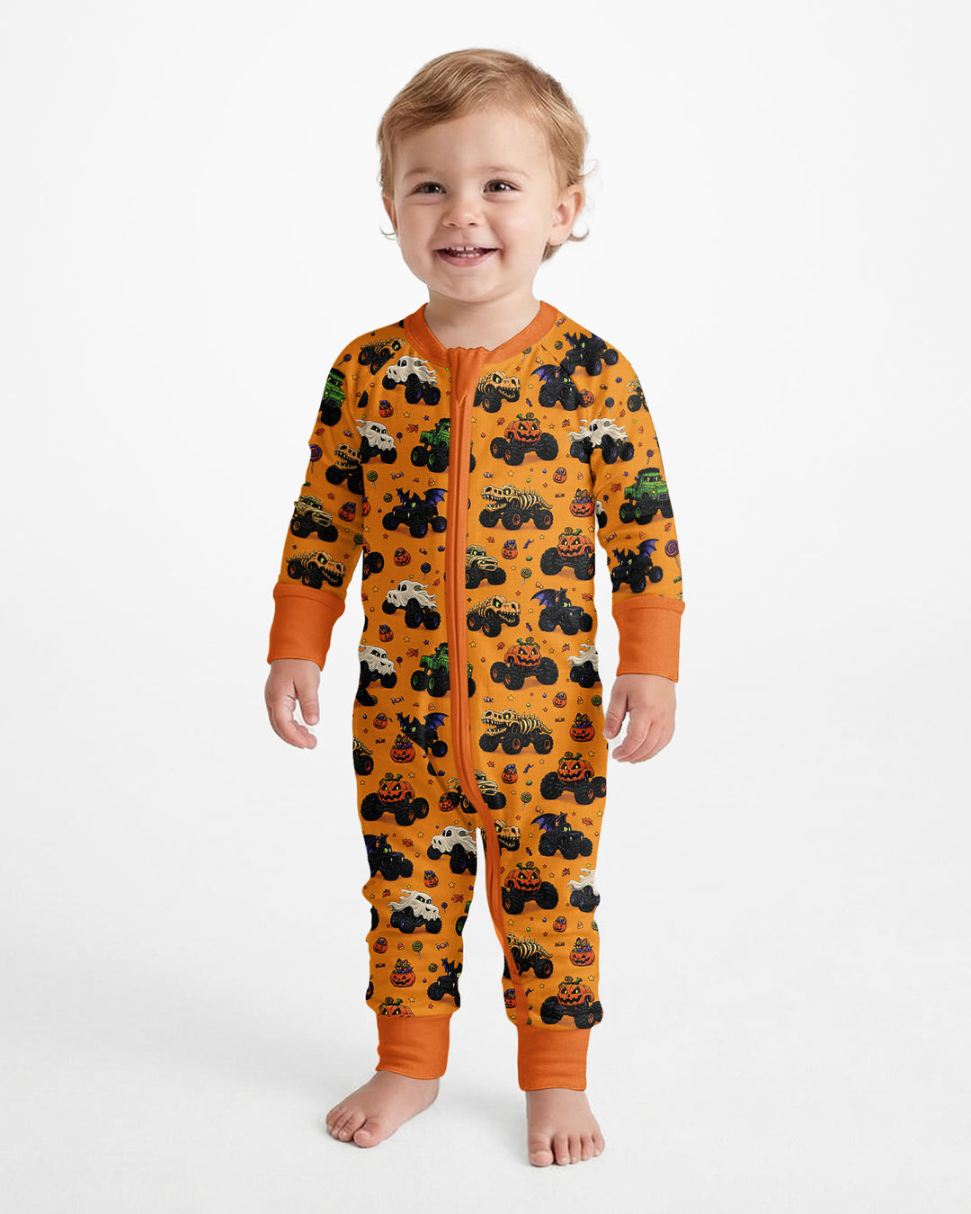 Spooky Monster Truck Bamboo Convertible Zippy
