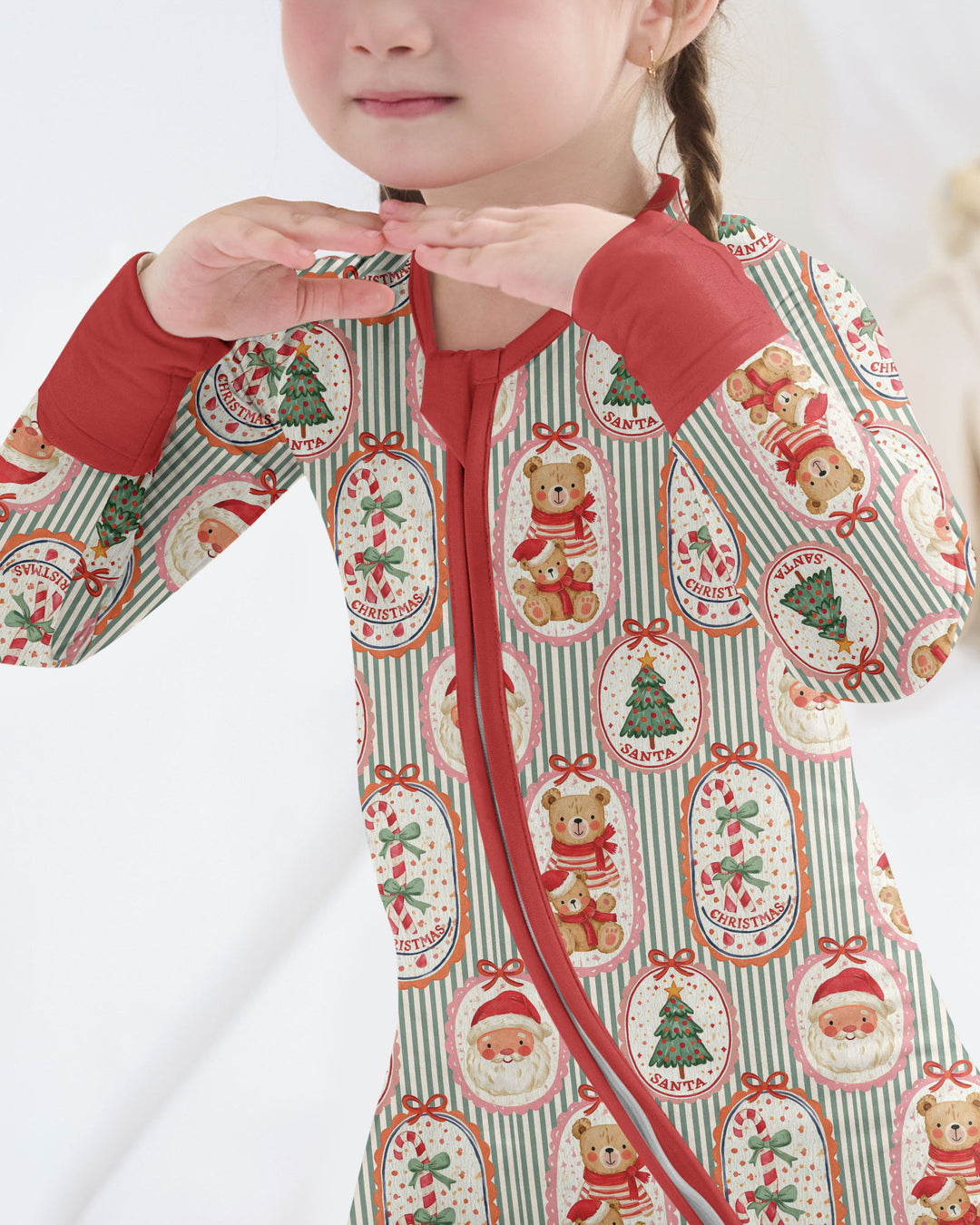 Vintage Christmas Keepsakes Bamboo Convertible Zippy