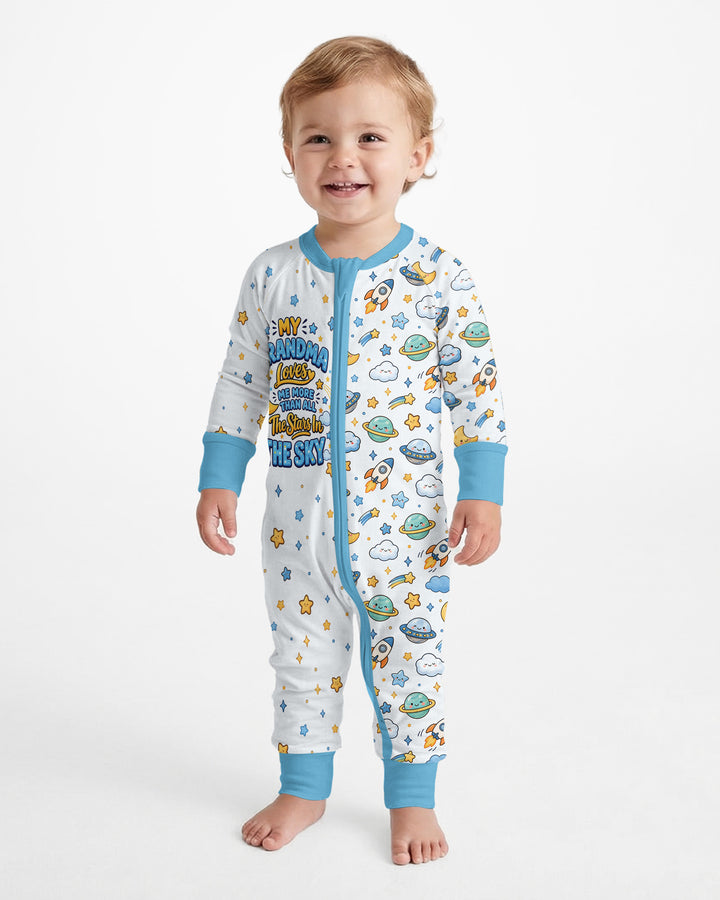 My Grandma Loves Me More Than All The Stars Bamboo Convertible Zippy