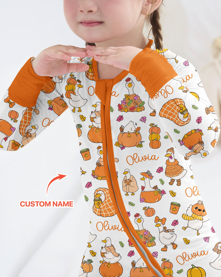 Fall Silly Goose Bamboo Convertible Zippy