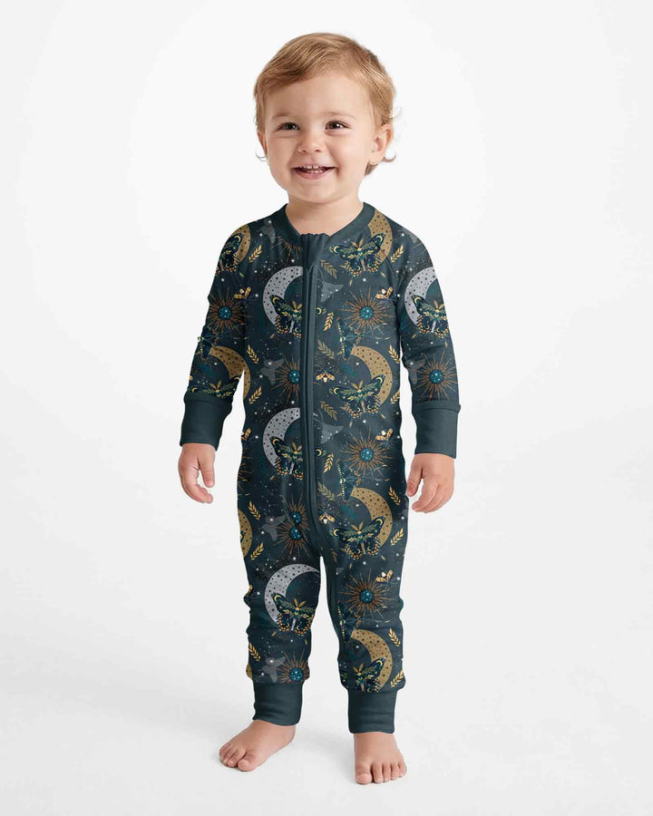 Celestial Moths Bamboo Convertible Zippy