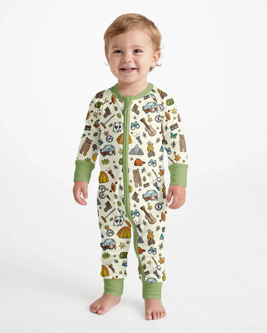 Love Camping Matching Family Bamboo Convertible Zippy