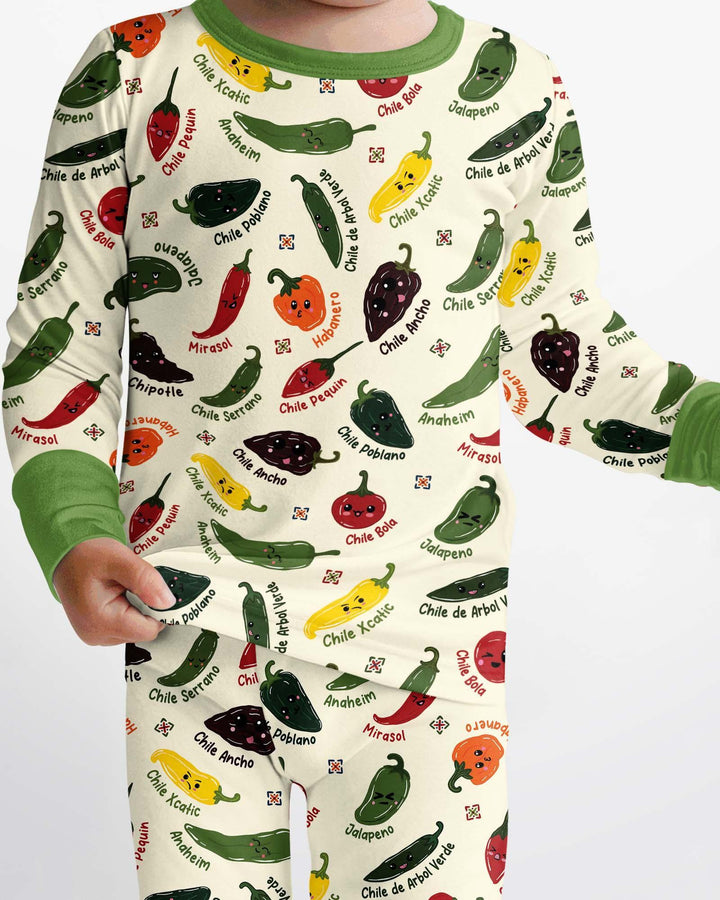 Template Bamboo Two Piece Long Sleeve Pyjamas Set