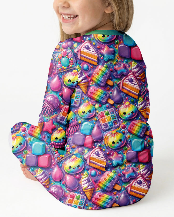 Squishy Party Bamboo Two Piece Long Sleeve Pajama Set
