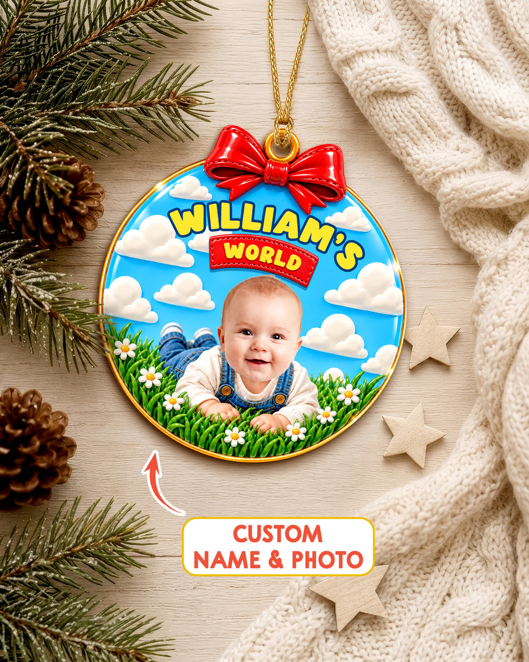 Baby Story Acrylic Ornament
