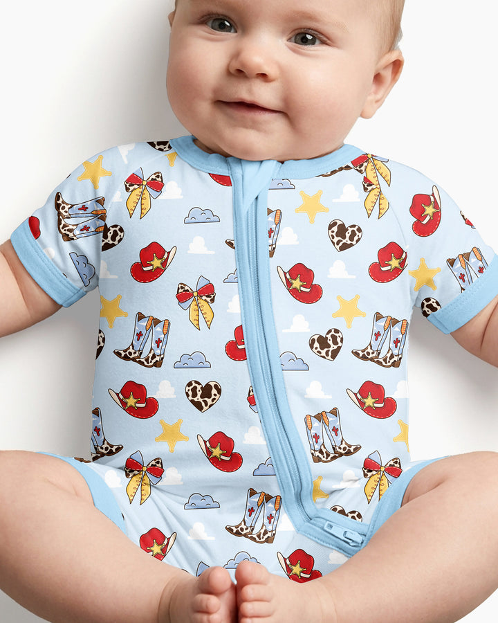 Cowboy Story Bamboo Shorty Zippy