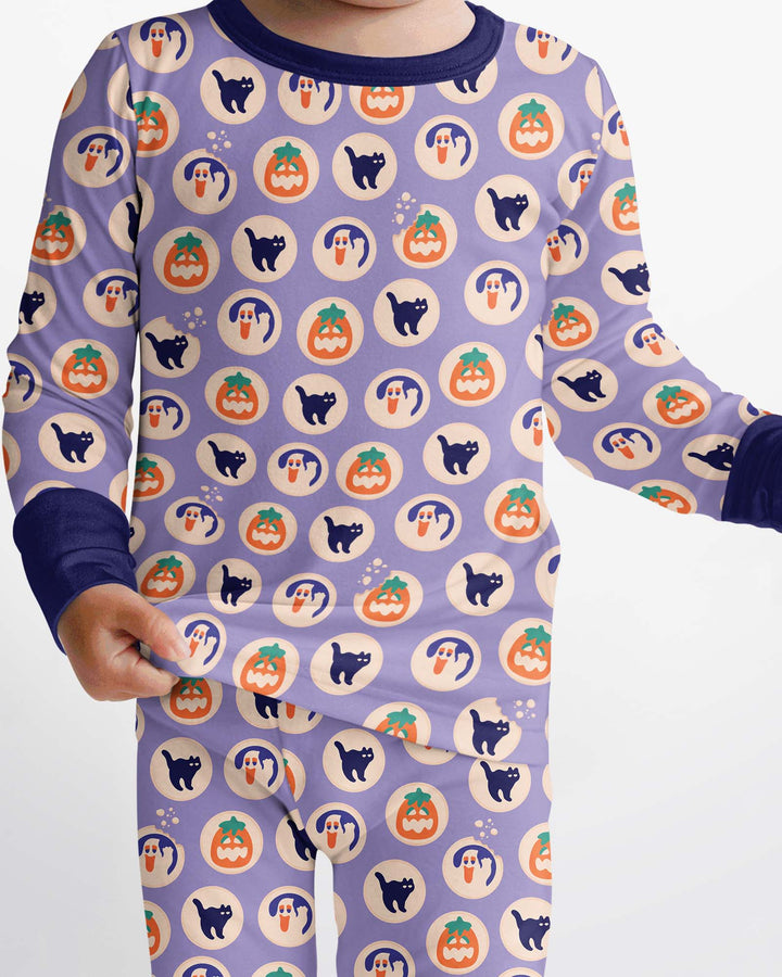 Template Bamboo Two Piece Long Sleeve Pyjamas Set