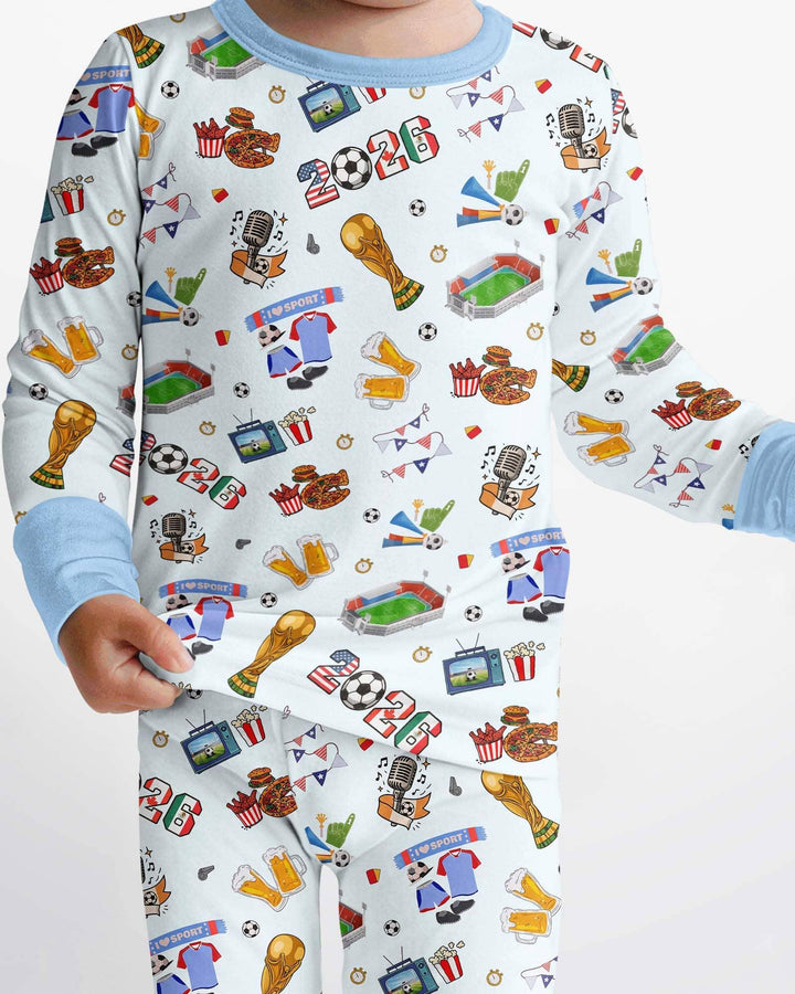 Dreaming of The Cup Bamboo Two Piece Long Sleeve Pajama Set