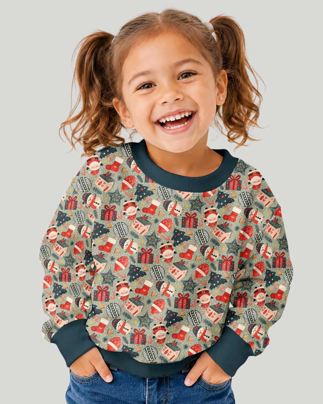 Christmas Ornaments Bamboo Crewneck Sweatshirt