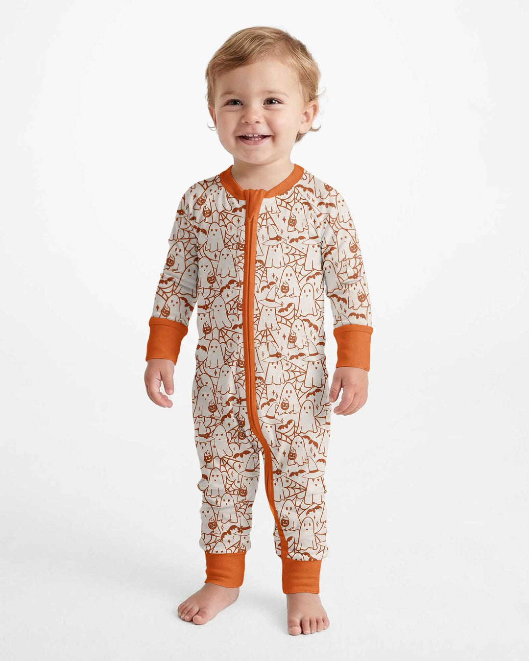 Boo Trick or Treat Ghosts Halloween Bamboo Convertible Zippy