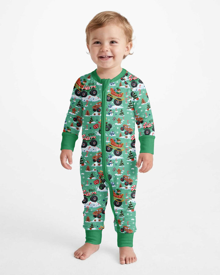 Holiday Monster Truck Bamboo Convertible Zippy