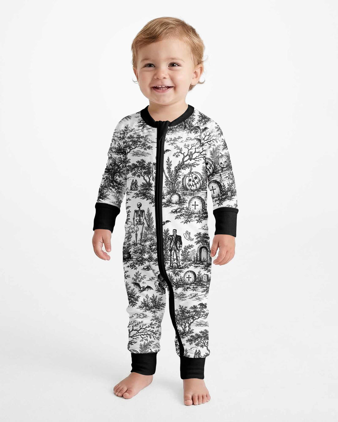 Spooky Halloween Toile Bamboo Convertible Zippy