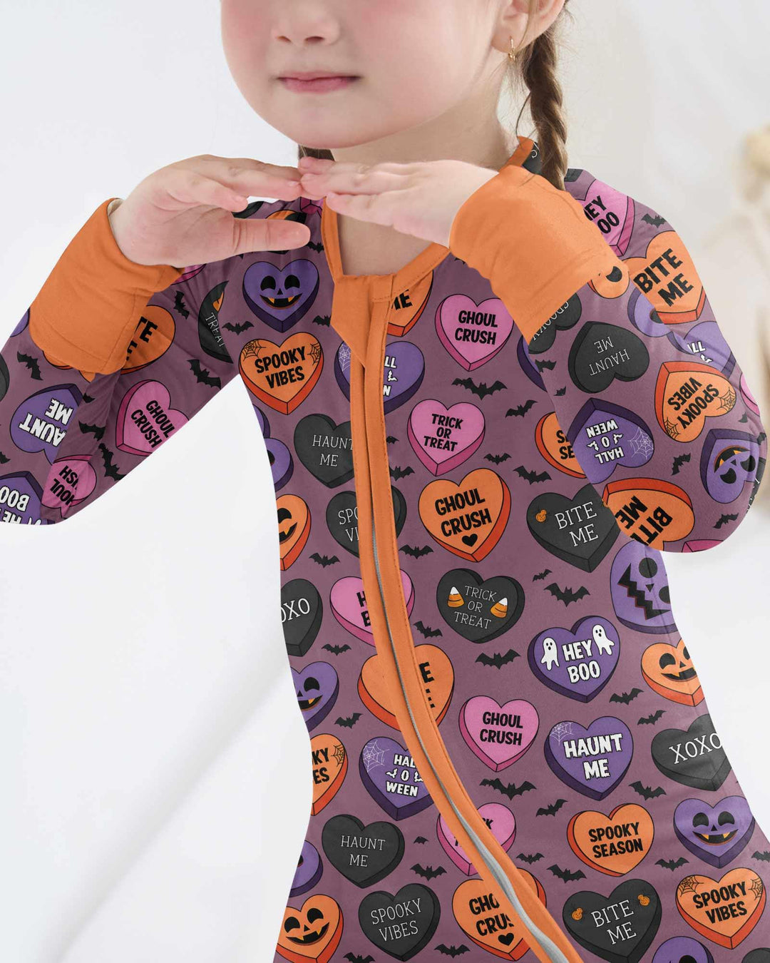 Candy Hearts Halloween Convertible Zippy