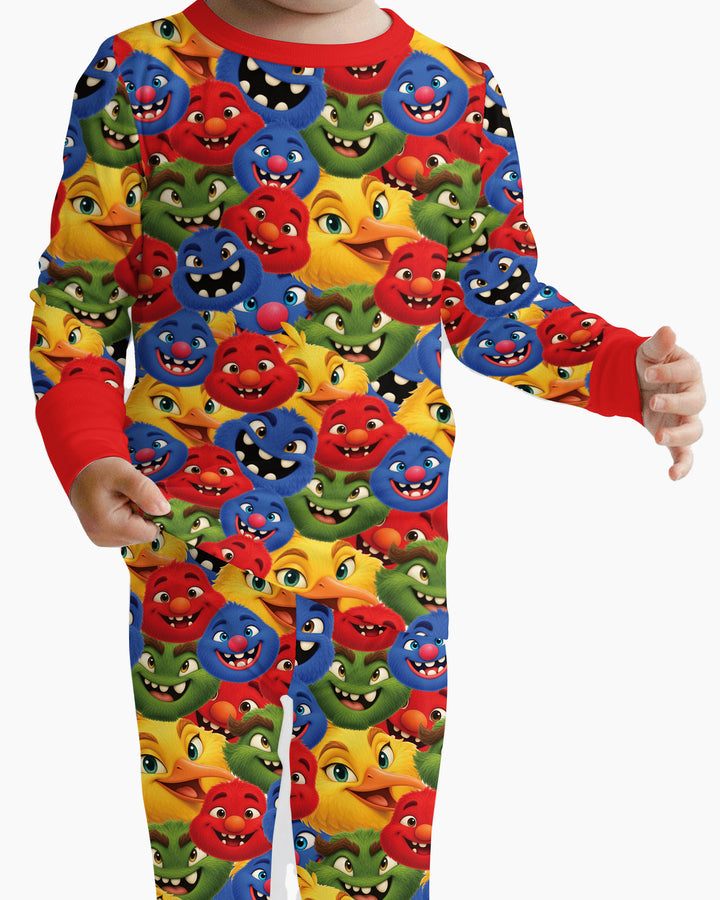 Let Have Some Fun Bamboo Two Piece Long Sleeve Pajama Set