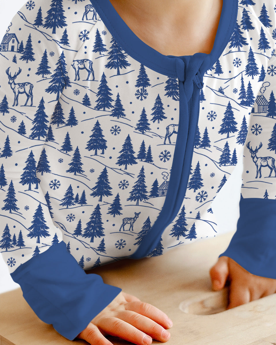 North Pole Train Bamboo Convertible Zippy
