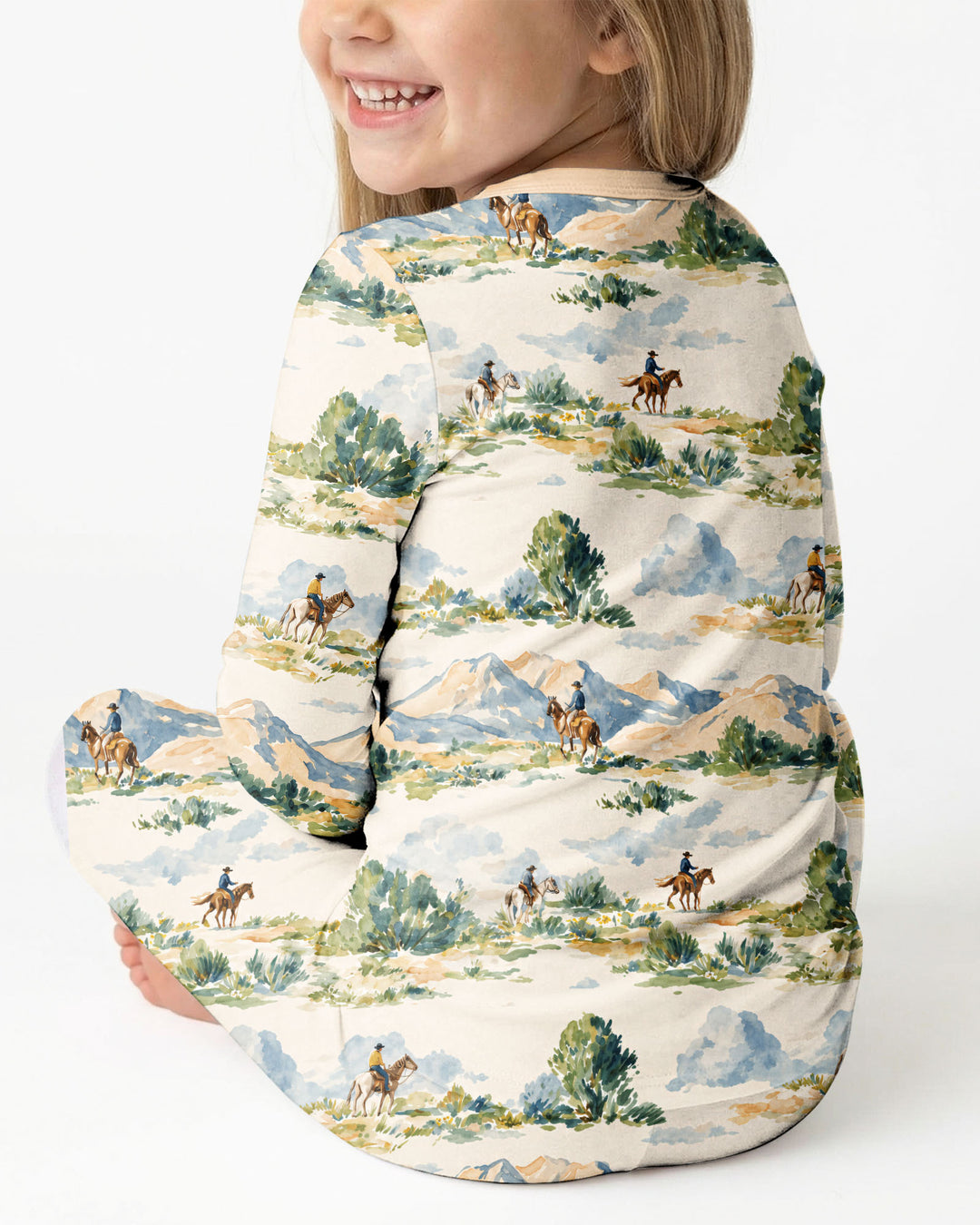 Template Bamboo Two Piece Long Sleeve Pyjamas Set