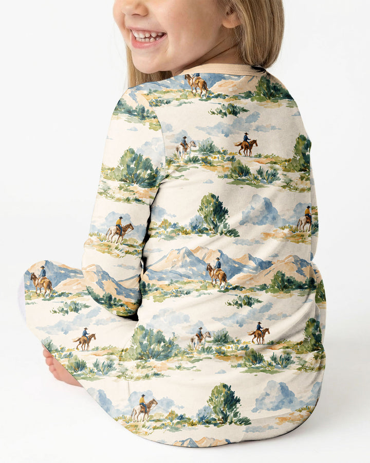 Template Bamboo Two Piece Long Sleeve Pyjamas Set