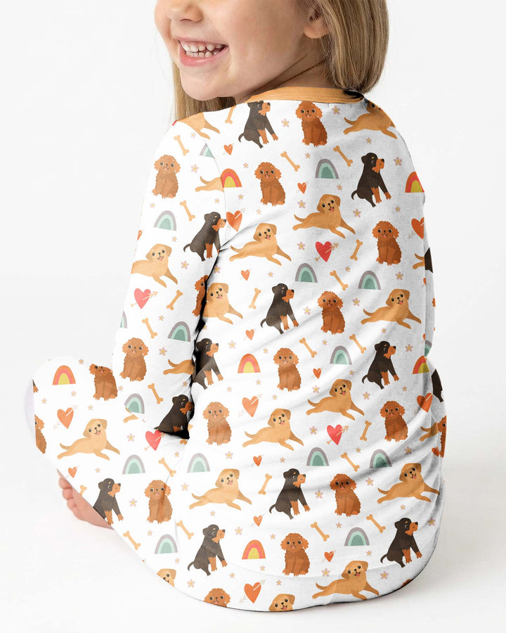 Brown Dogs Bamboo Two Piece Pyjamas Set