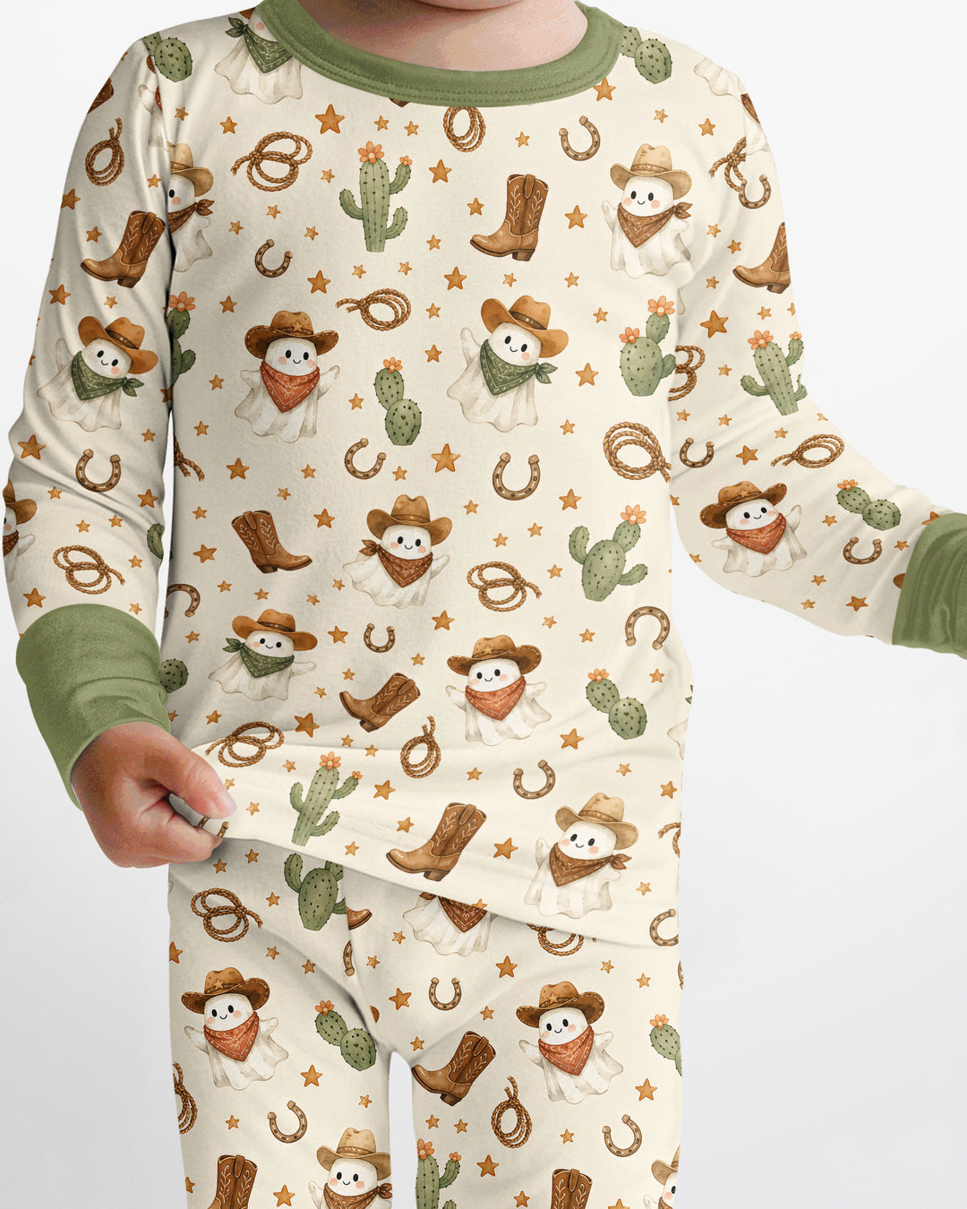 Template Bamboo Two Piece Long Sleeve Pyjamas Set