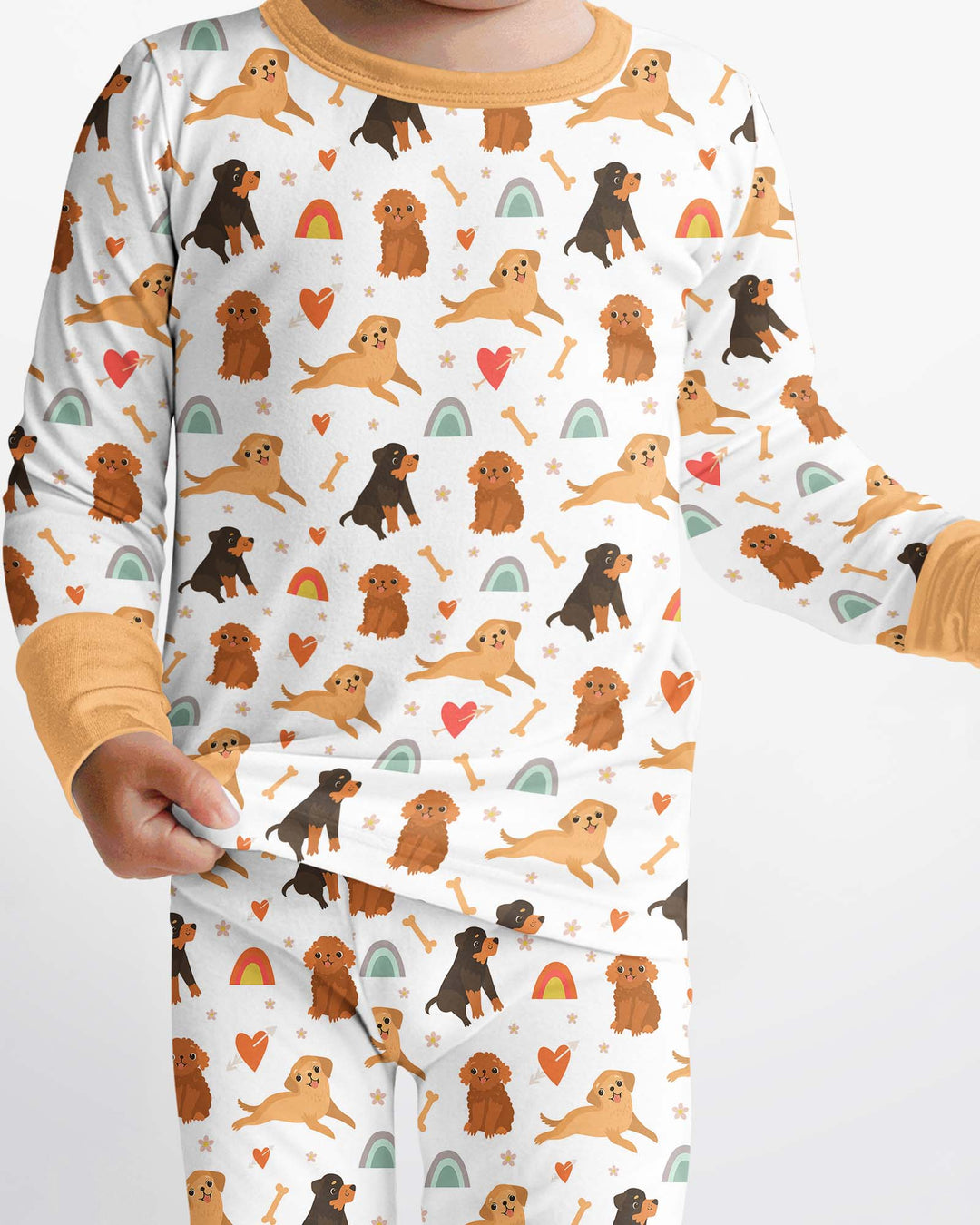 Brown Dogs Bamboo Two Piece Pyjamas Set