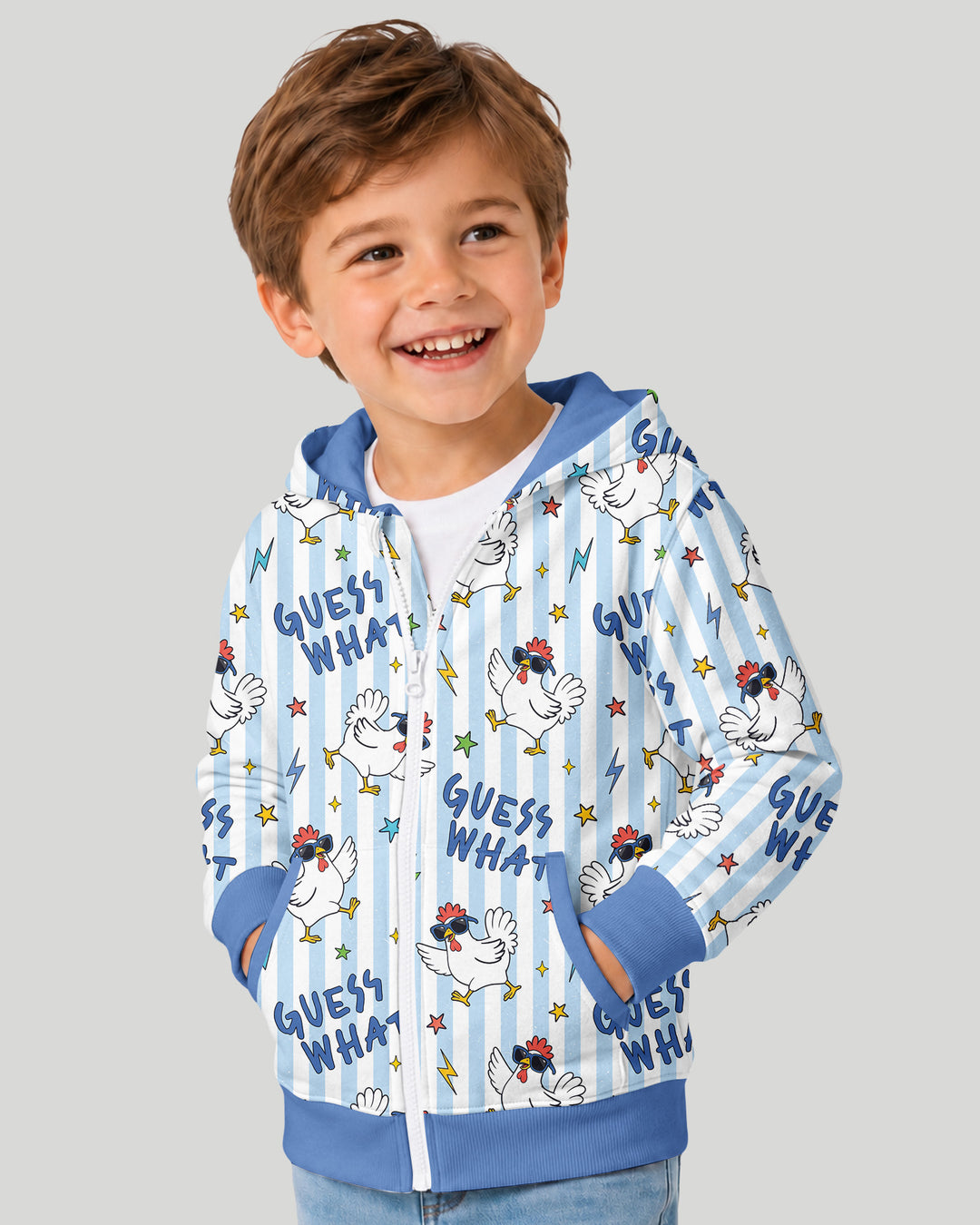 Guess What Chicken Butt! Bamboo Zip Hoodie