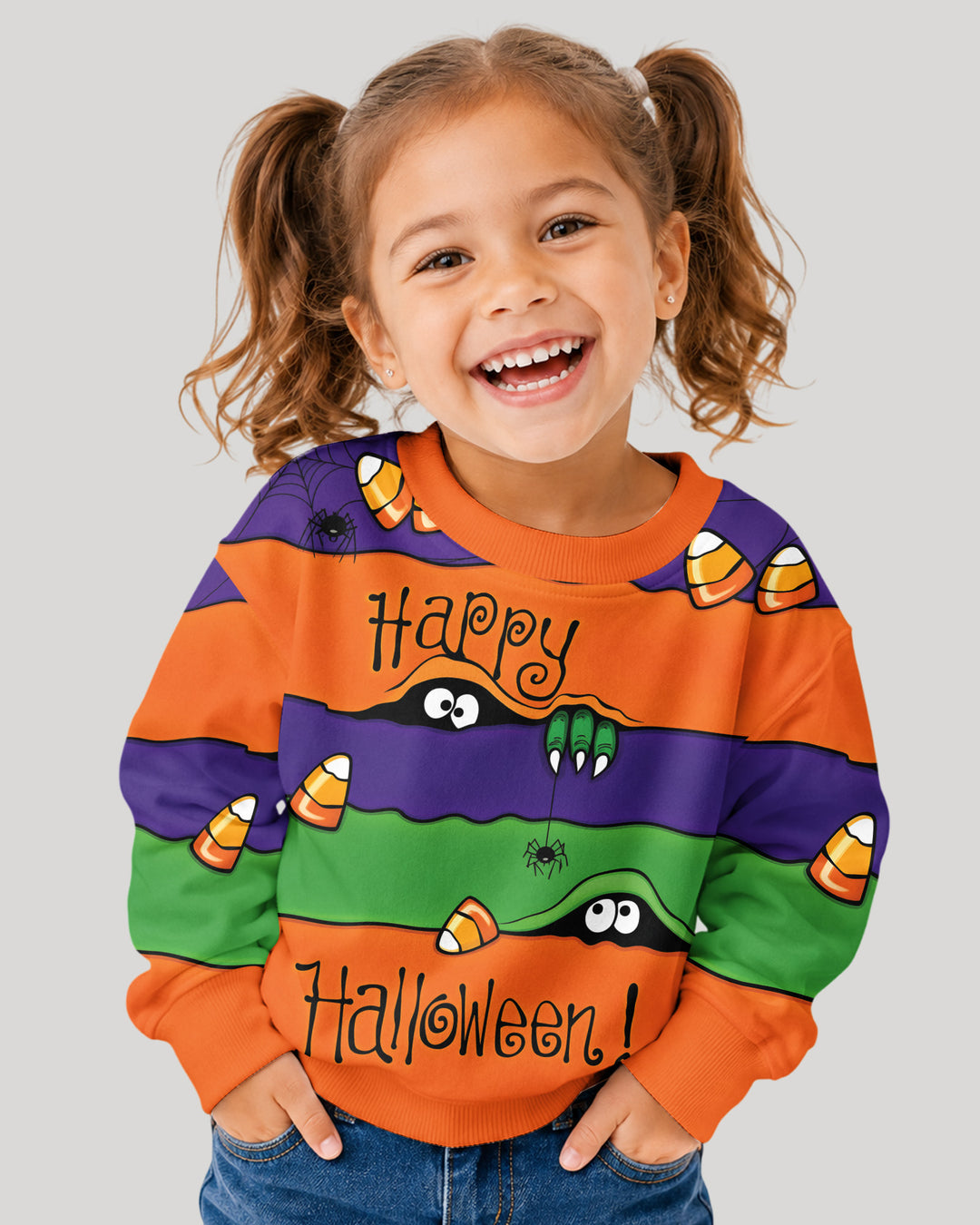 Happy Halloween Bamboo Crewneck Sweatshirt